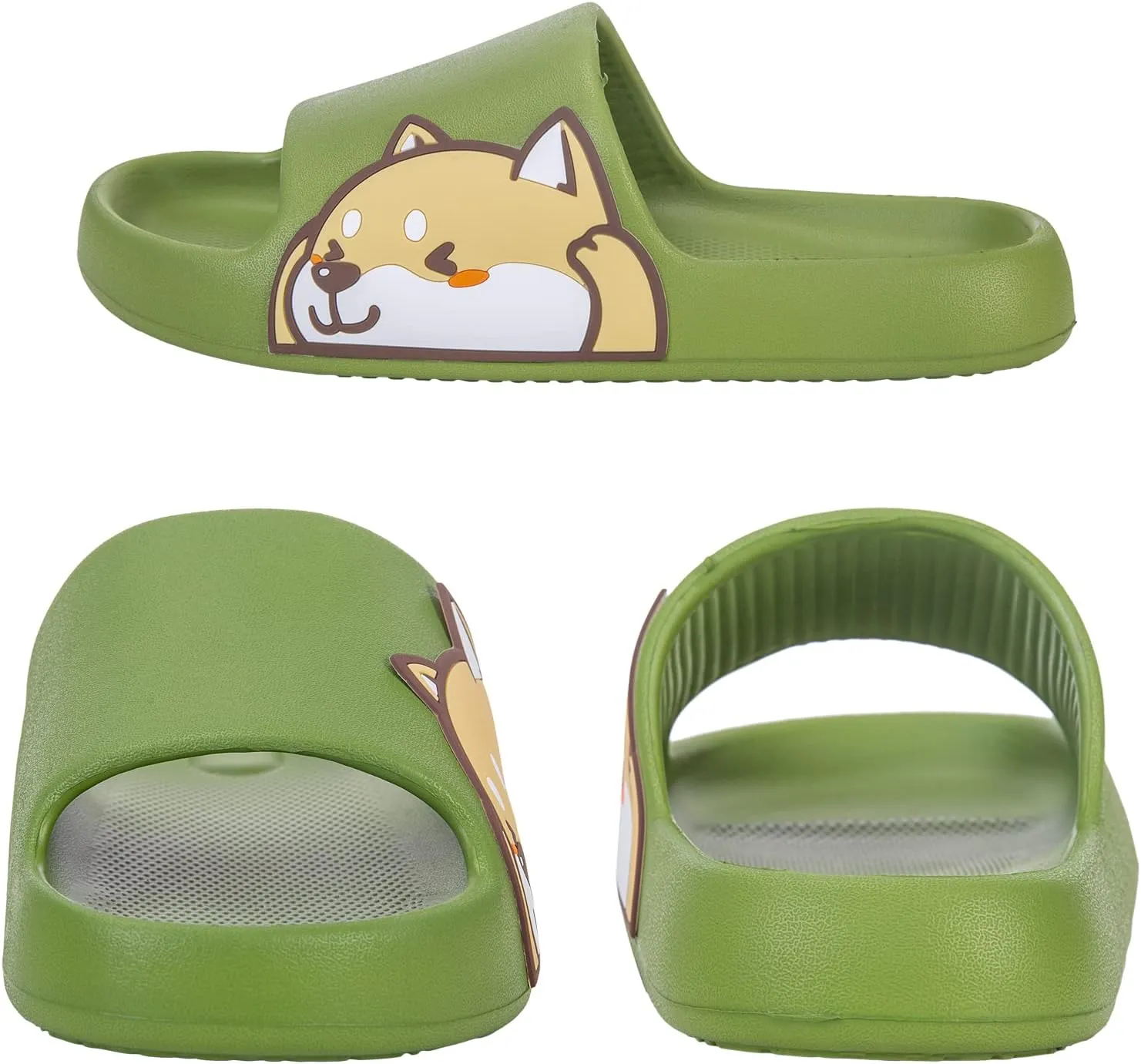 Sandals for Girls and Boys,Mens Slippers Sandals for Women,EVA Anti-Slip Indoor & Outdoor Kids Slippers Smile Face Open Toe Spa Bath Pool Gym House Casual Shower Shoes