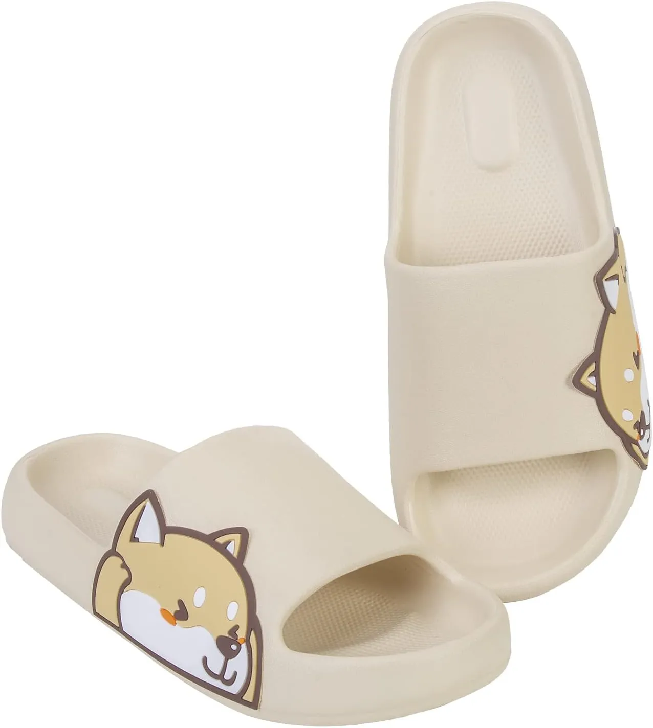 Sandals for Girls and Boys,Mens Slippers Sandals for Women,EVA Anti-Slip Indoor & Outdoor Kids Slippers Smile Face Open Toe Spa Bath Pool Gym House Casual Shower Shoes