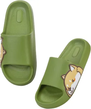 Sandals for Girls and Boys,Mens Slippers Sandals for Women,EVA Anti-Slip Indoor & Outdoor Kids Slippers Smile Face Open Toe Spa Bath Pool Gym House Casual Shower Shoes