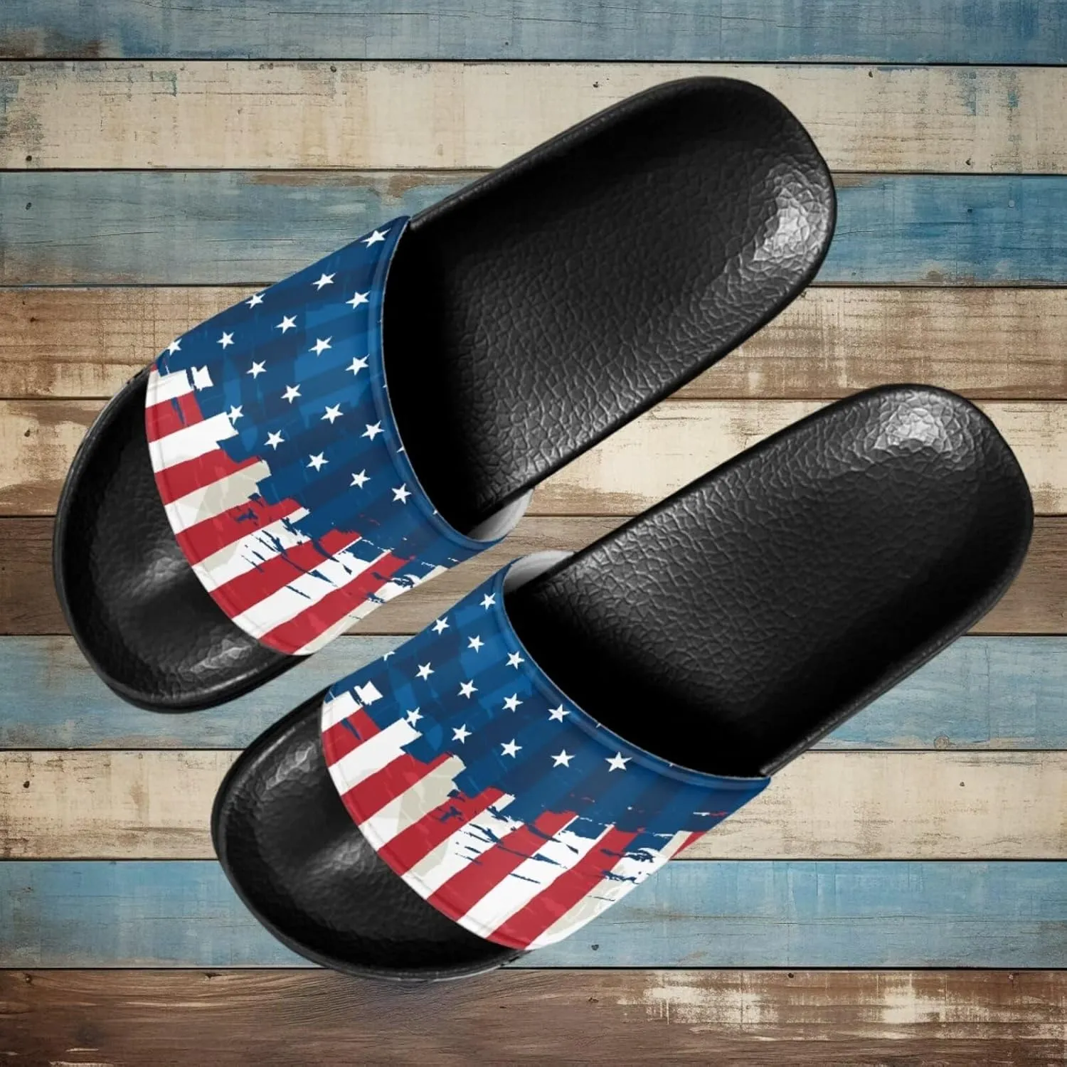 Sandals Slides for Men Non Slip Slippers Lightweight Casual Summer Shoes Beach Slides