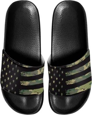 Sandals Slides for Men Non Slip Slippers Lightweight Casual Summer Shoes Beach Slides
