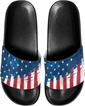Sandals Slides for Men Non Slip Slippers Lightweight Casual Summer Shoes Beach Slides