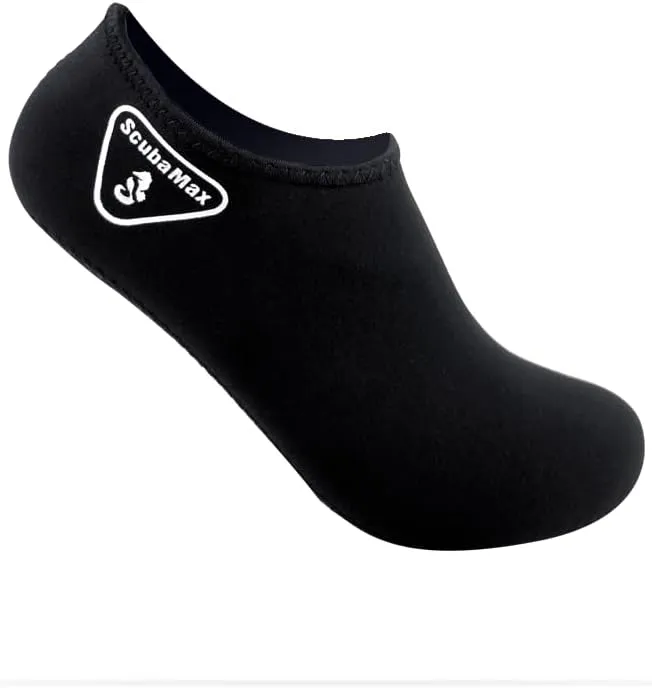 ScubaMax Low Cut Scuba Diving 3mm Premium Neoprene Socks Snorkel Fin Anti-Slip Sock Swim Men Women Dive Wetsuit Booties