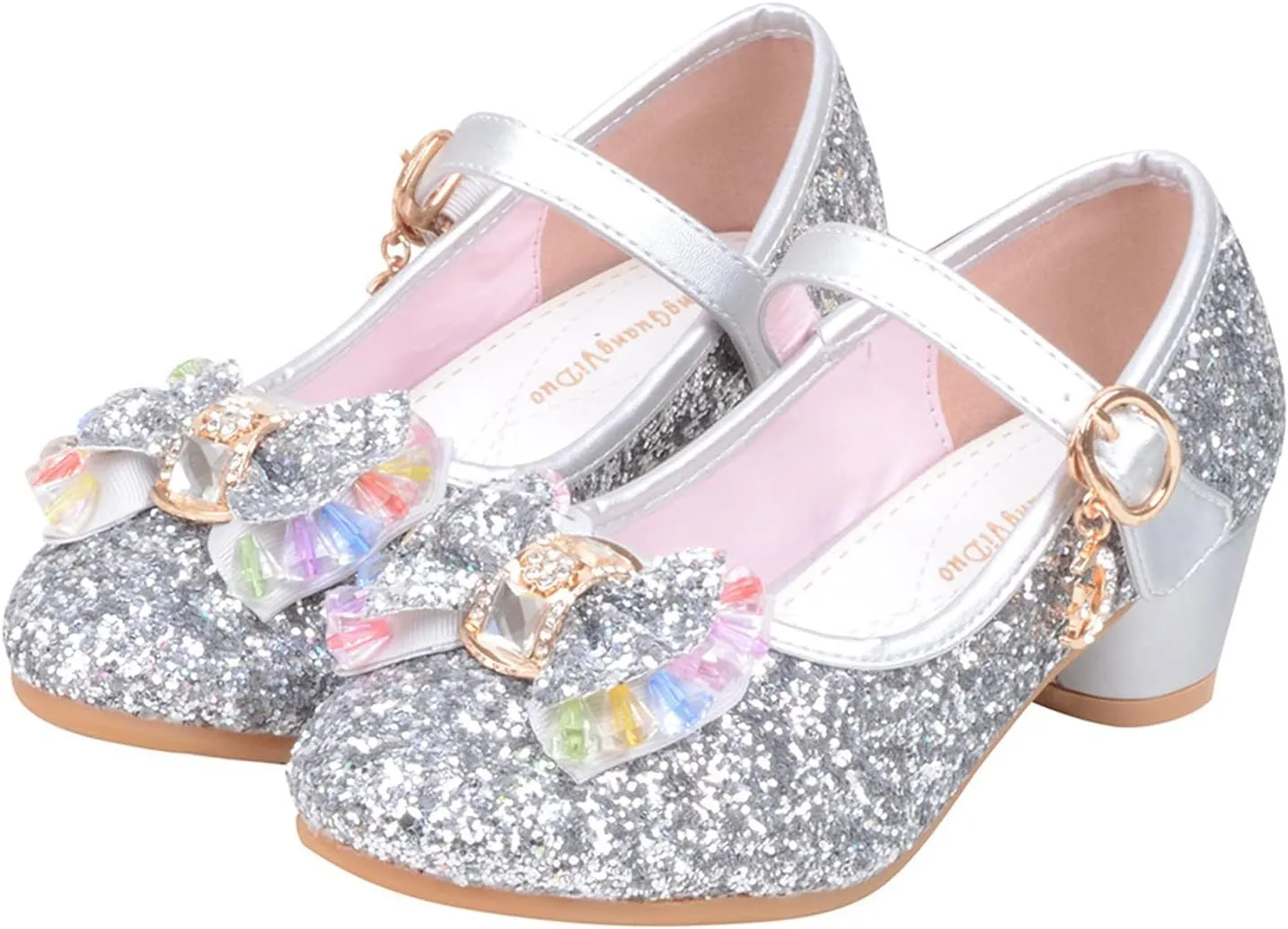 Shoes for Girls, 5-13 Years Infant Kids Baby Girls Pearl Crystal Bling Bowknot Single Princess Shoes Sandals
