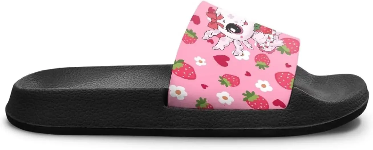 Slides for Kids Summer Slippers Lightweight Beach Sandals for Teen Girls