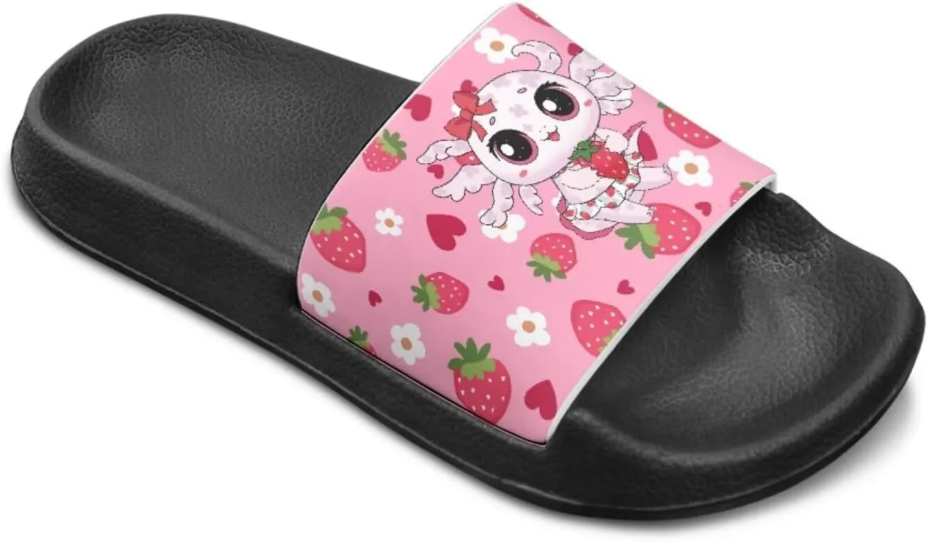 Slides for Kids Summer Slippers Lightweight Beach Sandals for Teen Girls