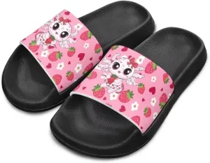 Slides for Kids Summer Slippers Lightweight Beach Sandals for Teen Girls
