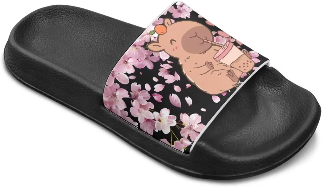 Slides for Kids Summer Slippers Lightweight Beach Sandals for Teen Girls