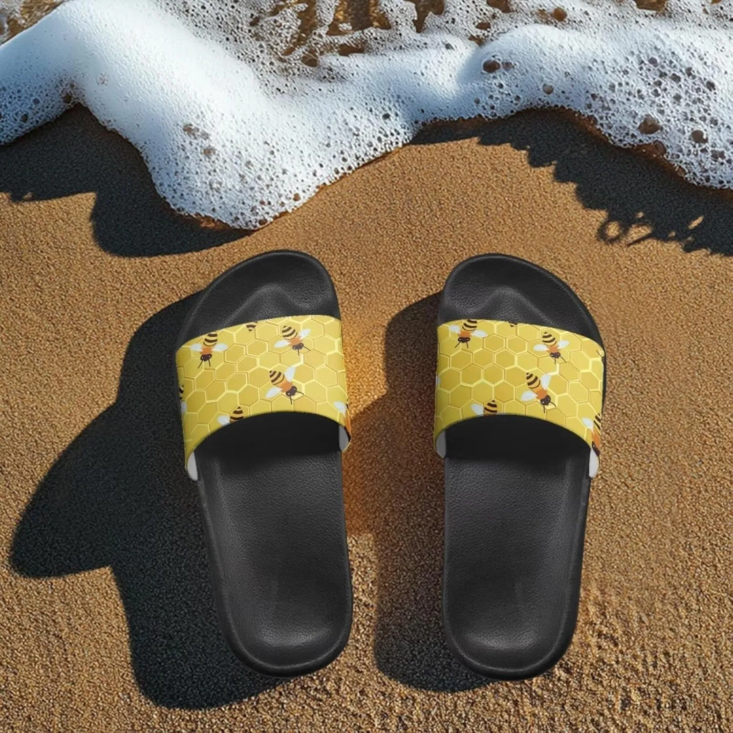 Slides Sandals Pillow House Flat Shoes Womens Shower Slippers Bathroom Anti Slip EVA Indoor Sandal Lightweight Summer Beach Slipper