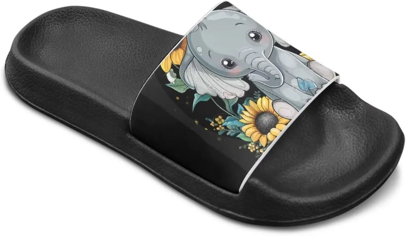 Slip On Slippers Lightweight Kids Sandals for Boys Girls Open Toe Design Comfort Drying Shower Slides