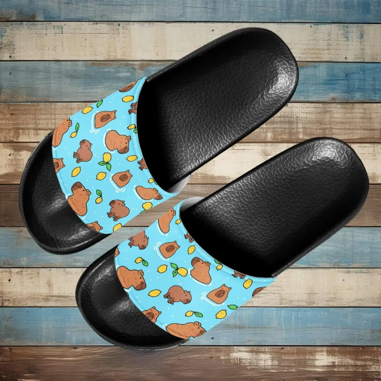 Slippers for Women and Men, Pillow House Slippers Shower Shoes Indoor Slides Bathroom Sandals