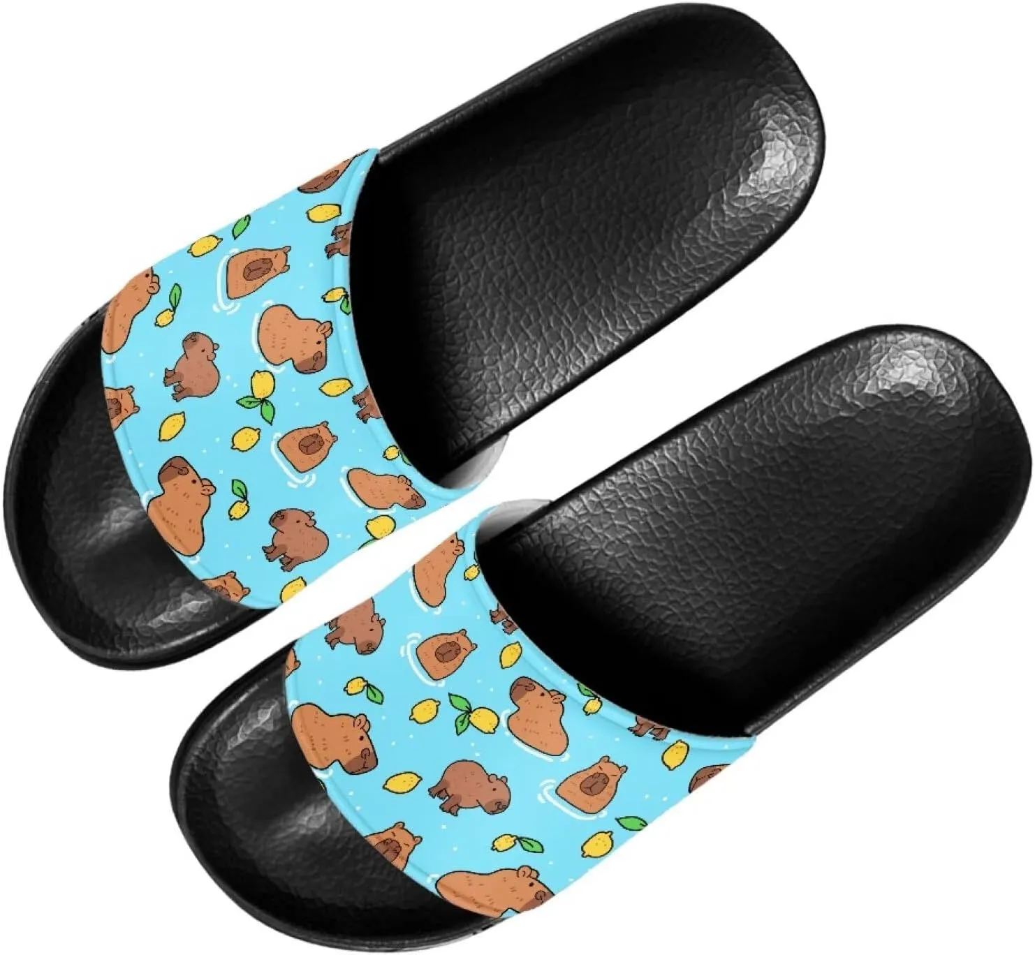 Slippers for Women and Men, Pillow House Slippers Shower Shoes Indoor Slides Bathroom Sandals