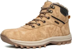 Snow shoes for men snow boots winter boots cold weather boots waterproof winter boots lightweight climbing shoes autumn winter lace-up boots thick soles cotton shoes snow shoes Father's Day outdoor