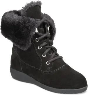 Style & Co. Womens Aubreyy Suede Ankle Winter & Snow Boots Black 8 Medium (B,M)