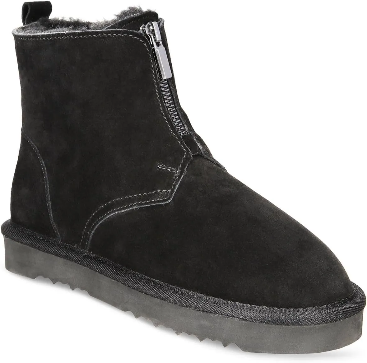 Style & Co. Womens Terrii Suede Winter & Snow Boots Black 10 Medium (B,M)