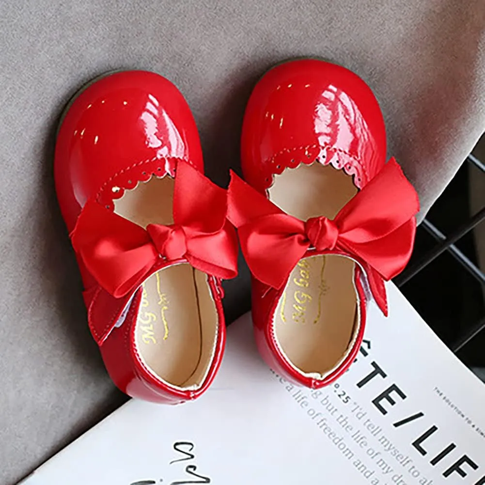 Stylein Toddler Baby Girl's Dress Shoes Ballerina Wedding Party Princess Mary Jane Flats