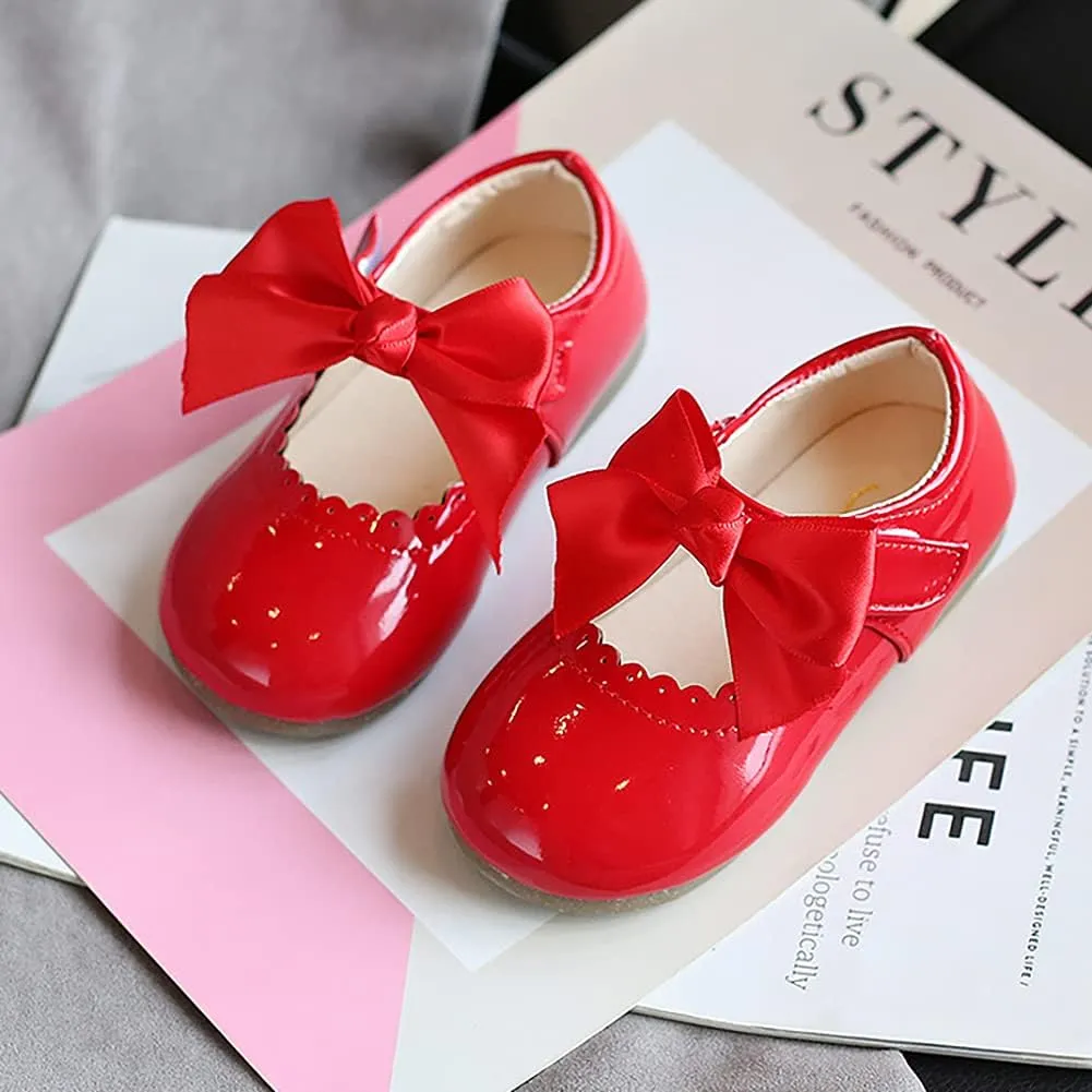 Stylein Toddler Baby Girl's Dress Shoes Ballerina Wedding Party Princess Mary Jane Flats