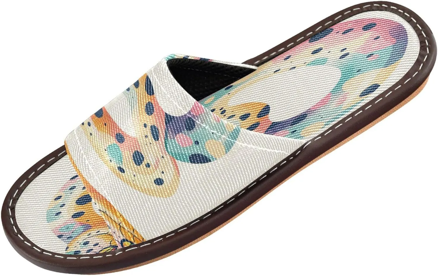Summer Slipper Snake Bot Graphic White Indoor House Men Women Quick Drying Slippers
