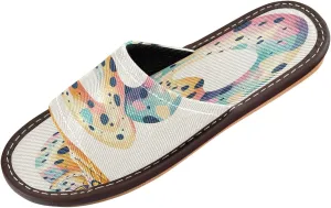 Summer Slipper Snake Bot Graphic White Indoor House Men Women Quick Drying Slippers