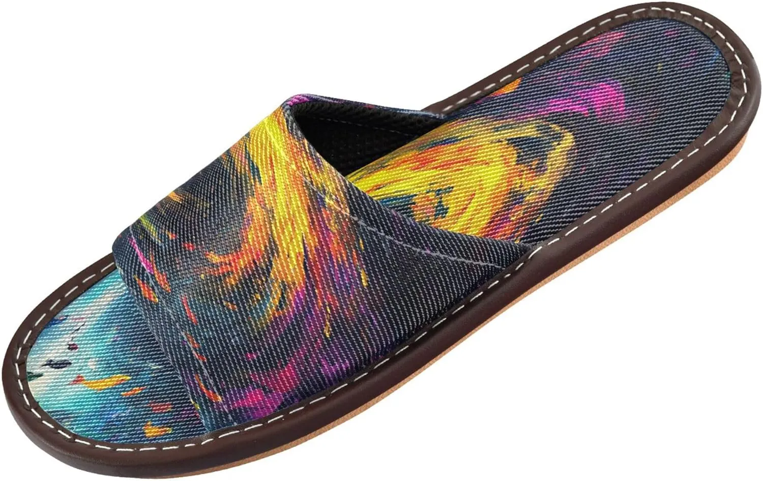 Summer Slipper Tornado Storm Oil Painting Indoor House Men Women Quick Drying Slippers