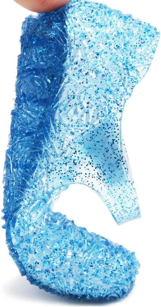 techcity Princess Girls Sandals Dress Up Dance Party Cosplay Jelly Shoes for Kids Toddler Mary Janes