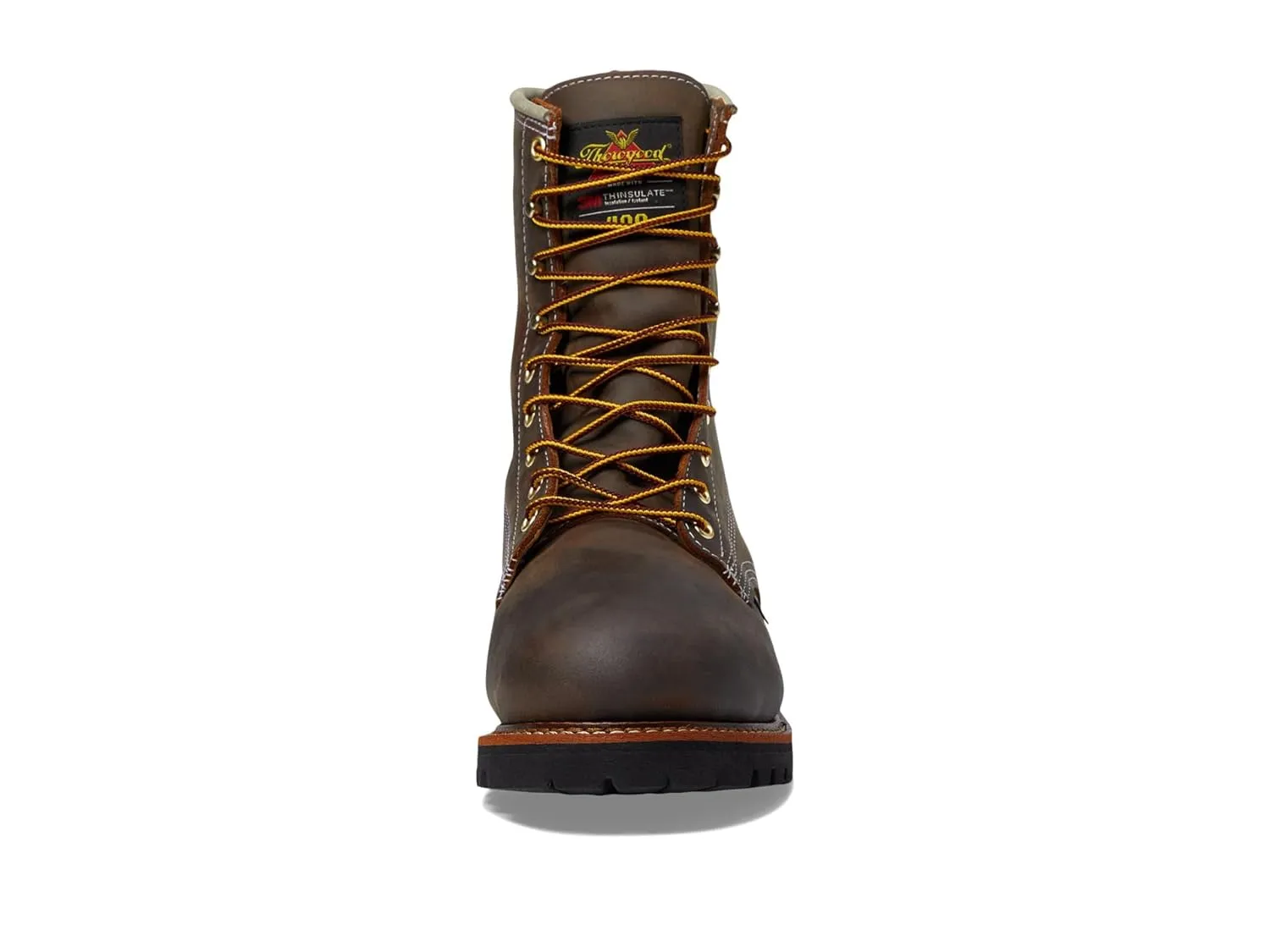 Thorogood American Legacy 8” Leather Waterproof Insulated Work Boots for Men with Composite Shank Non-Safety Toe Oil and Slip-Resistant Outsole, Crazyhorse - 8.5 D