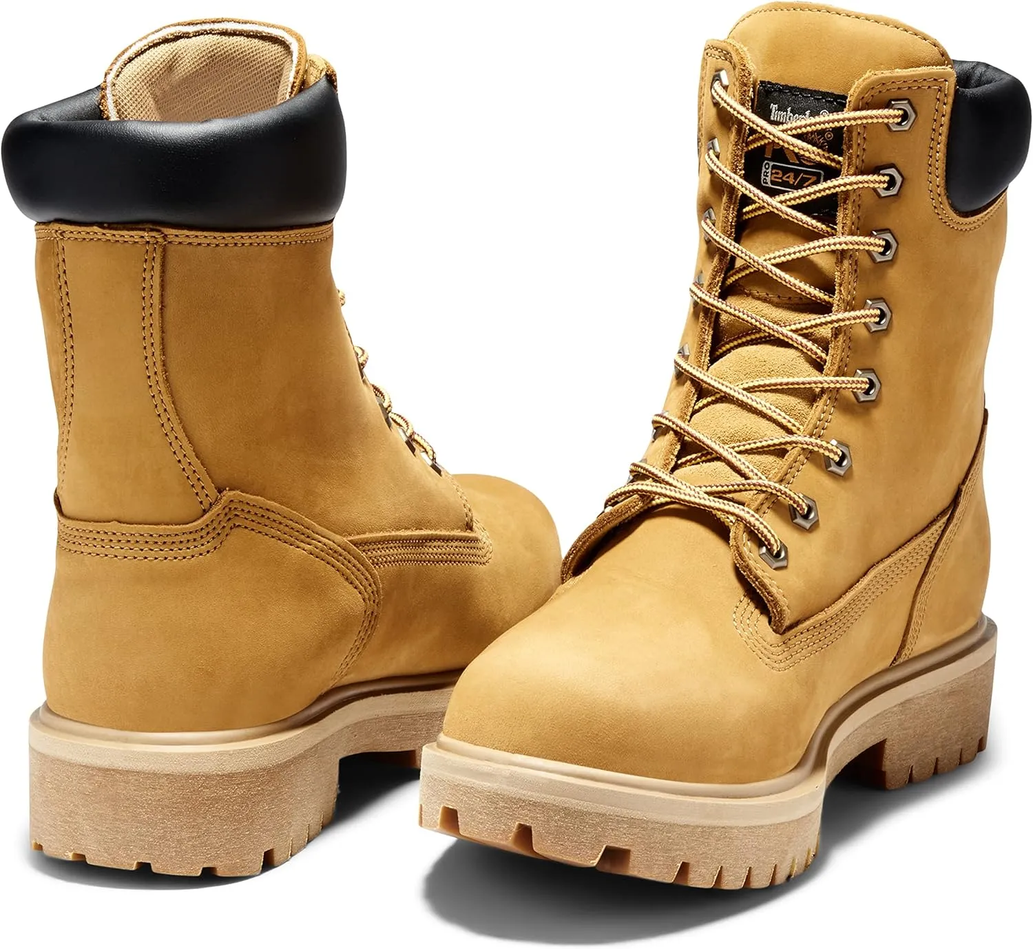 Timberland PRO mens Direct Attach 8 Inch Steel Safety Toe Insulated Waterproof Industrial Work Boot