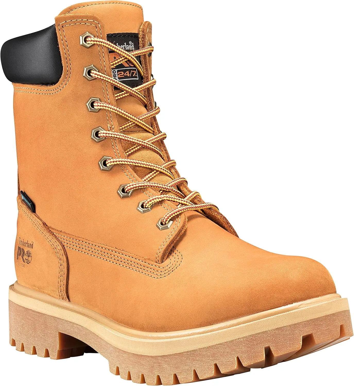 Timberland PRO mens Direct Attach 8 Inch Steel Safety Toe Insulated Waterproof Industrial Work Boot