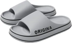 Unisex-Adult Slide Sandals Soft Shower Shoes Non Slip Bathroom Slippers Lightweight Pool Slippers
