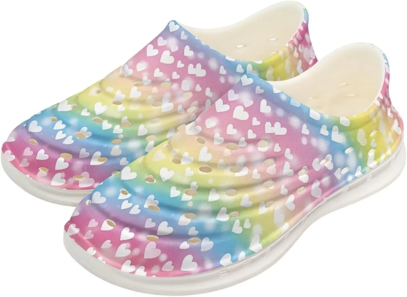Unisex-Child Clogs Boys Girls Garden Clogs Summer Sandals Slip on Water Beach Shoes Quick Dry