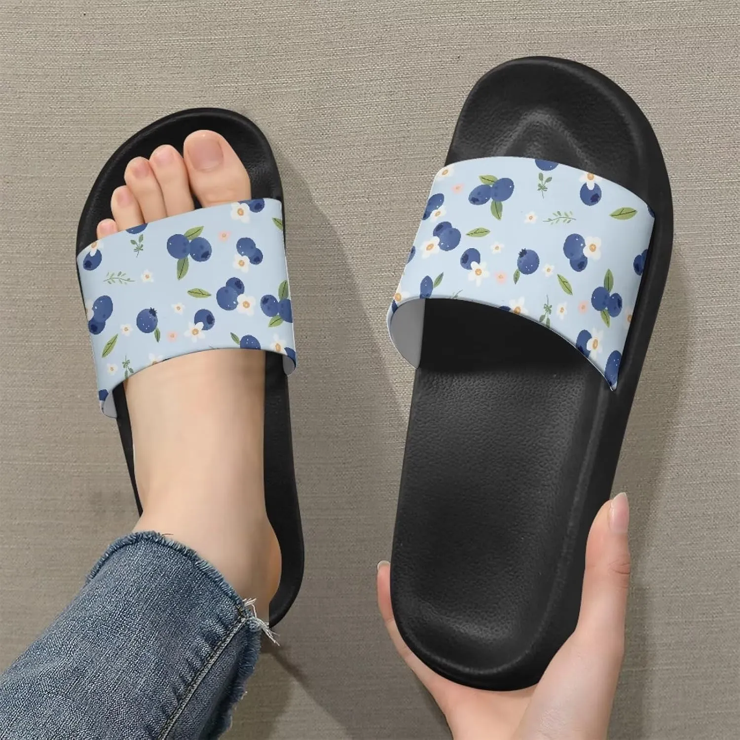 Unisex EVA Flip Flops for Women Men - Lightweight Sandals with Arch Support Beach Pool Slides Summer Slipper