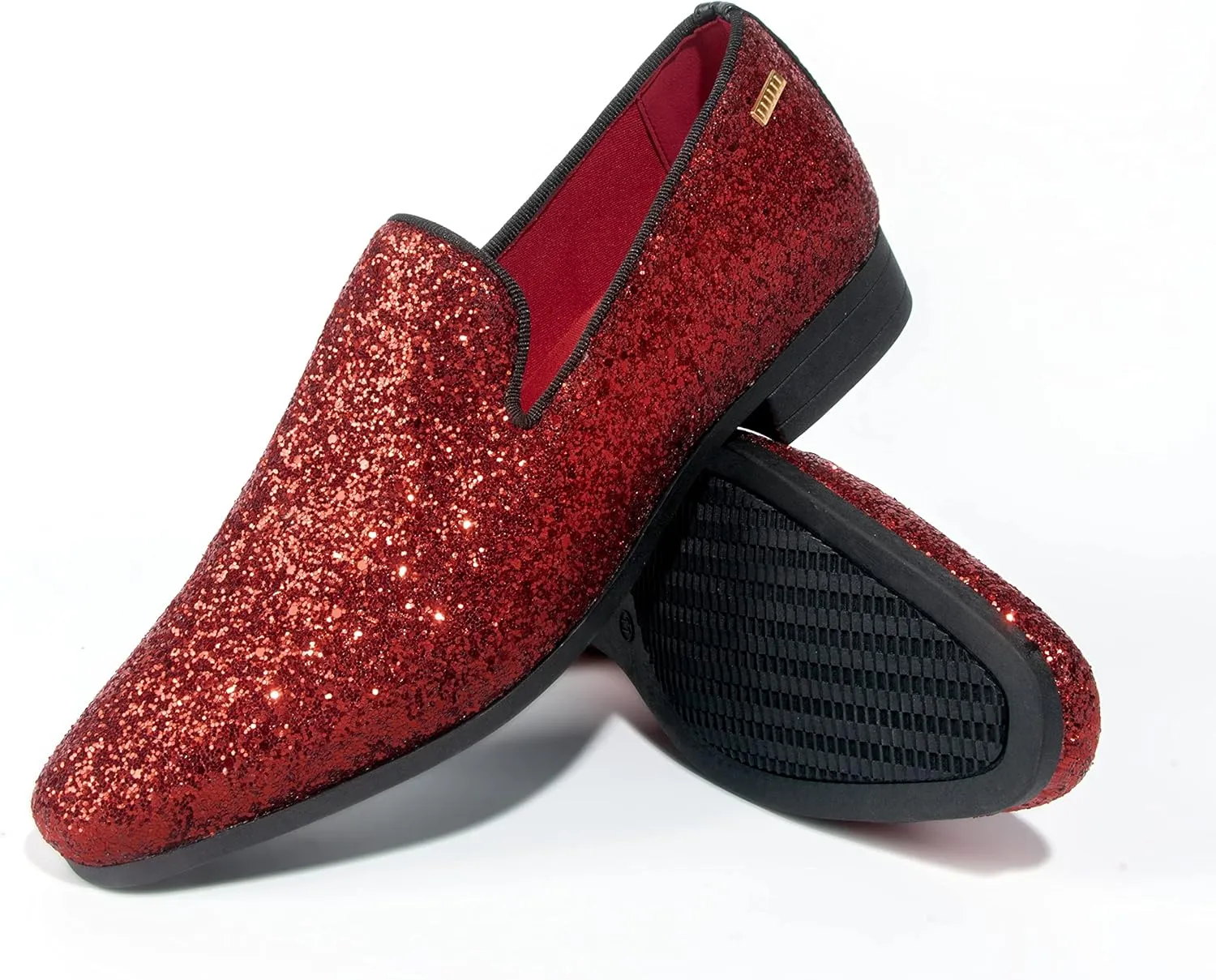 UUBARIS Mens Dress Loafers Tuxedo Suit Slip on Shoes