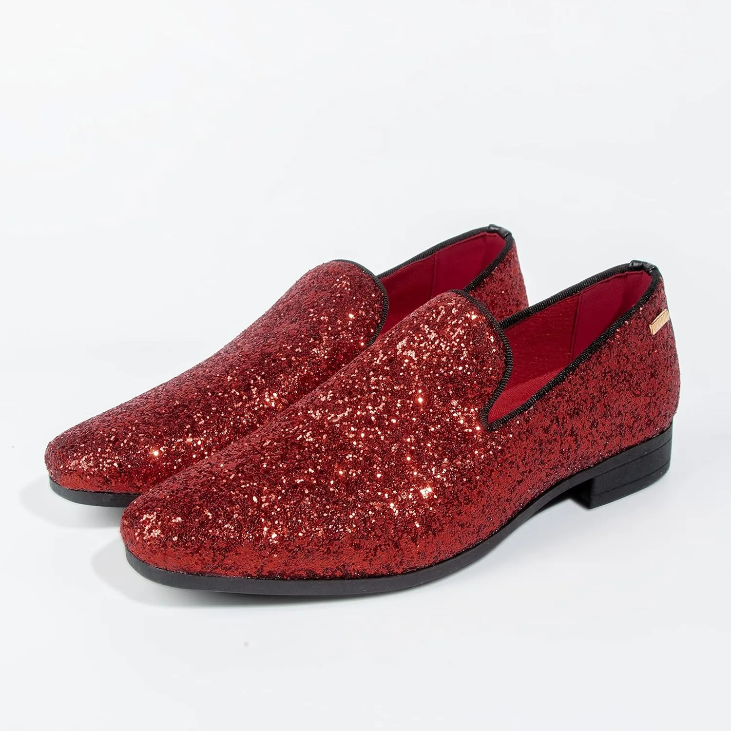 UUBARIS Mens Dress Loafers Tuxedo Suit Slip on Shoes