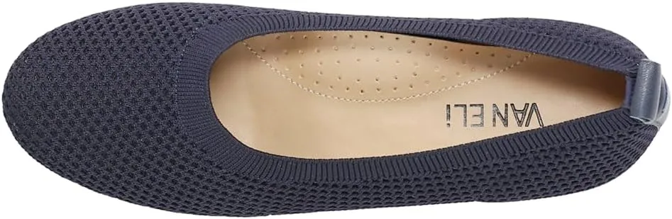 VANELi Womens Suvi Perforated Ballet Flats Casual - Blue