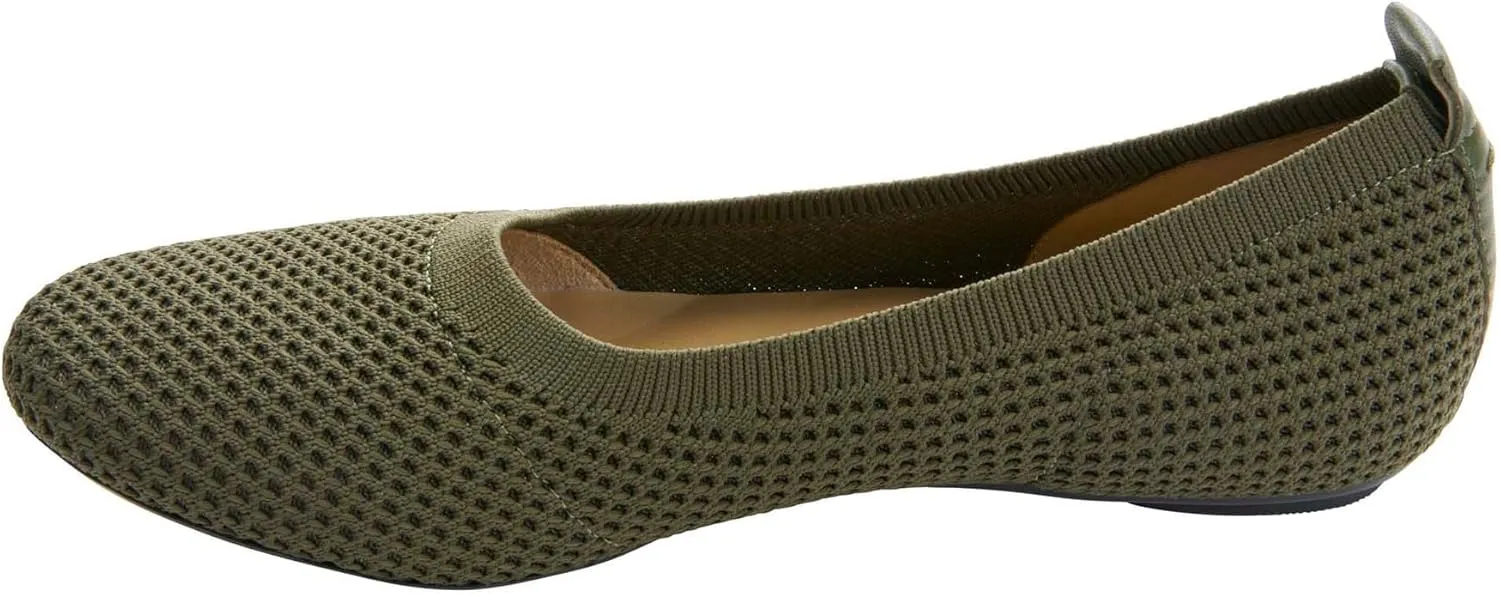VANELi Womens Suvi Perforated Ballet Flats Casual - Blue