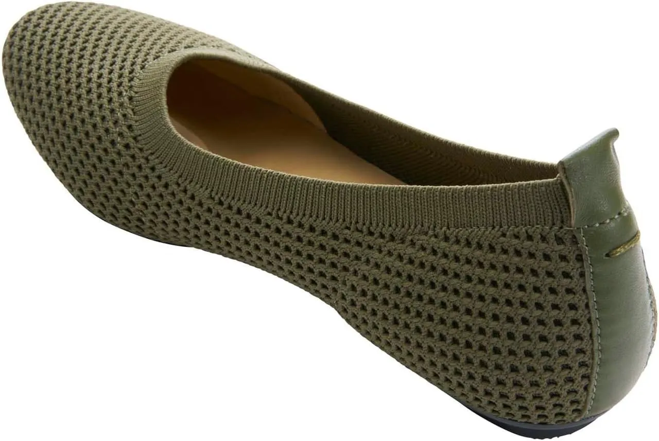 VANELi Womens Suvi Perforated Ballet Flats Casual - Blue