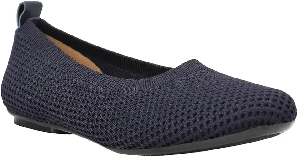 VANELi Womens Suvi Perforated Ballet Flats Casual - Blue