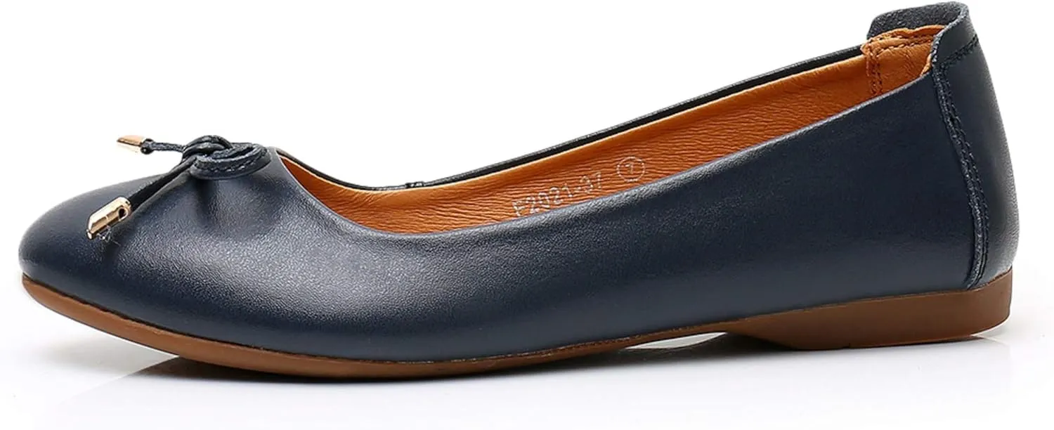 VenusCelia Women's Bowknot Ballet Dance Flat Shoe