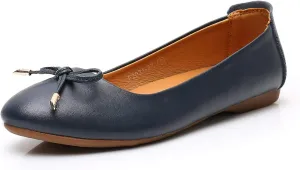 VenusCelia Women's Bowknot Ballet Dance Flat Shoe