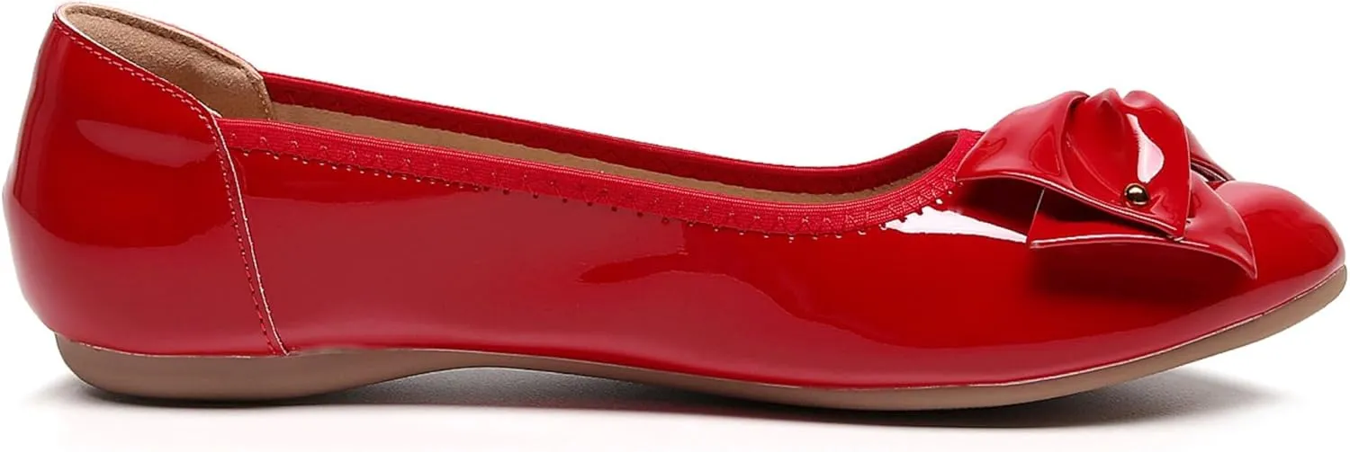 VenusCelia Women's Bows Dance Flats Shoes