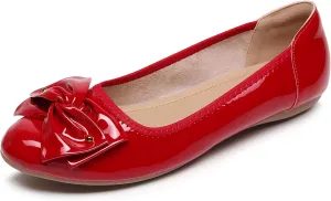 VenusCelia Women's Bows Dance Flats Shoes
