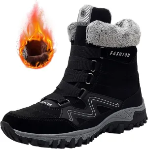 Wide Width Snow Boots for Women Zipper Boots For Women Snow Boots 𝐖aterproof Women Snow Boots