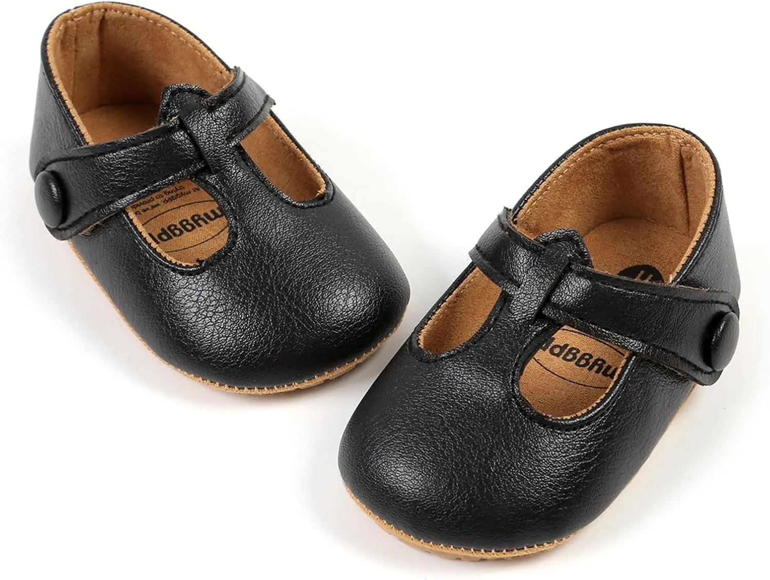 WILLFUN Baby Girls Mary Jane Flats with Bowknot Princess Party Dress Crib Shoes Non-Slip Soft Rubber Sole for Toddler First Walkers