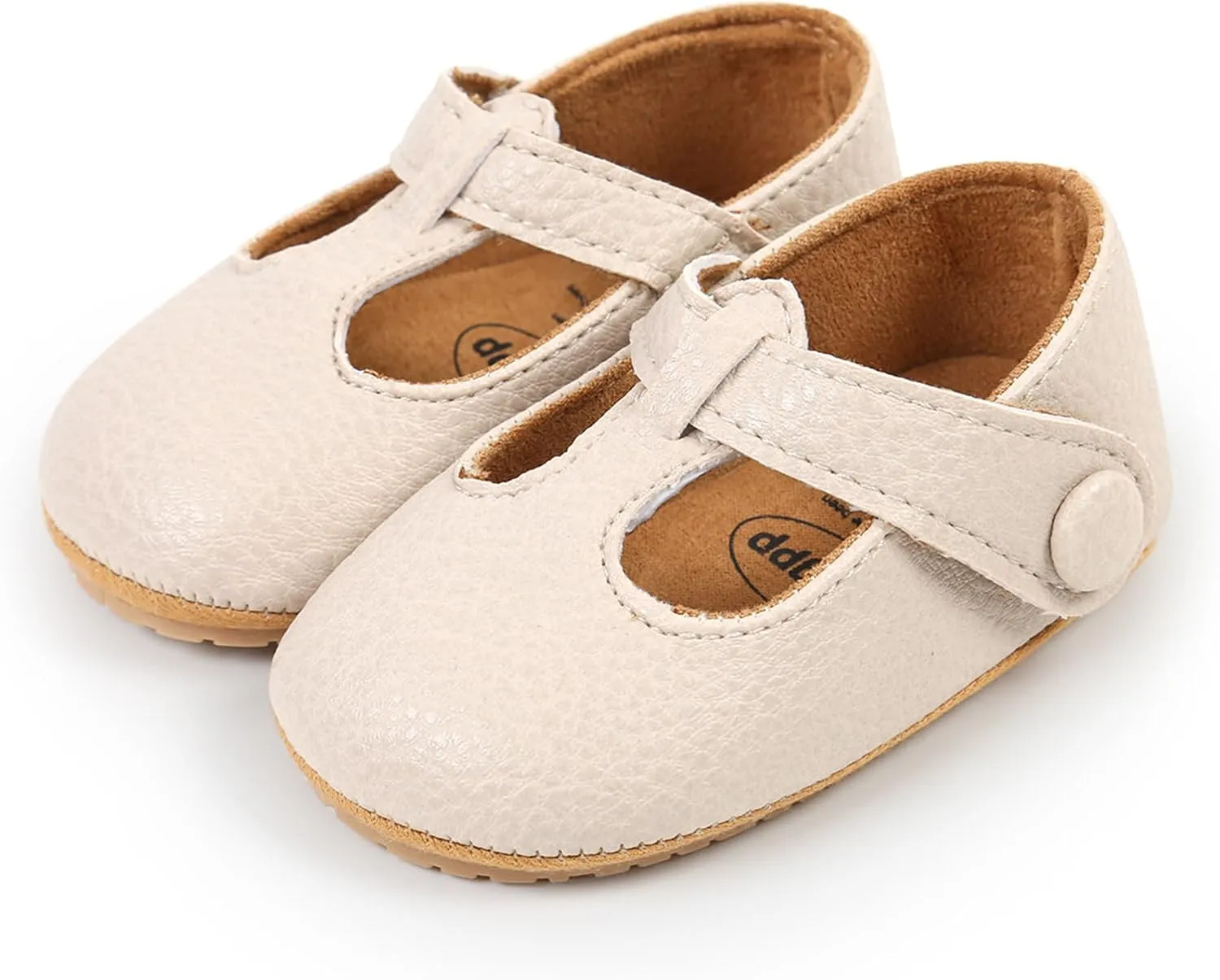 WILLFUN Baby Girls Mary Jane Flats with Bowknot Princess Party Dress Crib Shoes Non-Slip Soft Rubber Sole for Toddler First Walkers