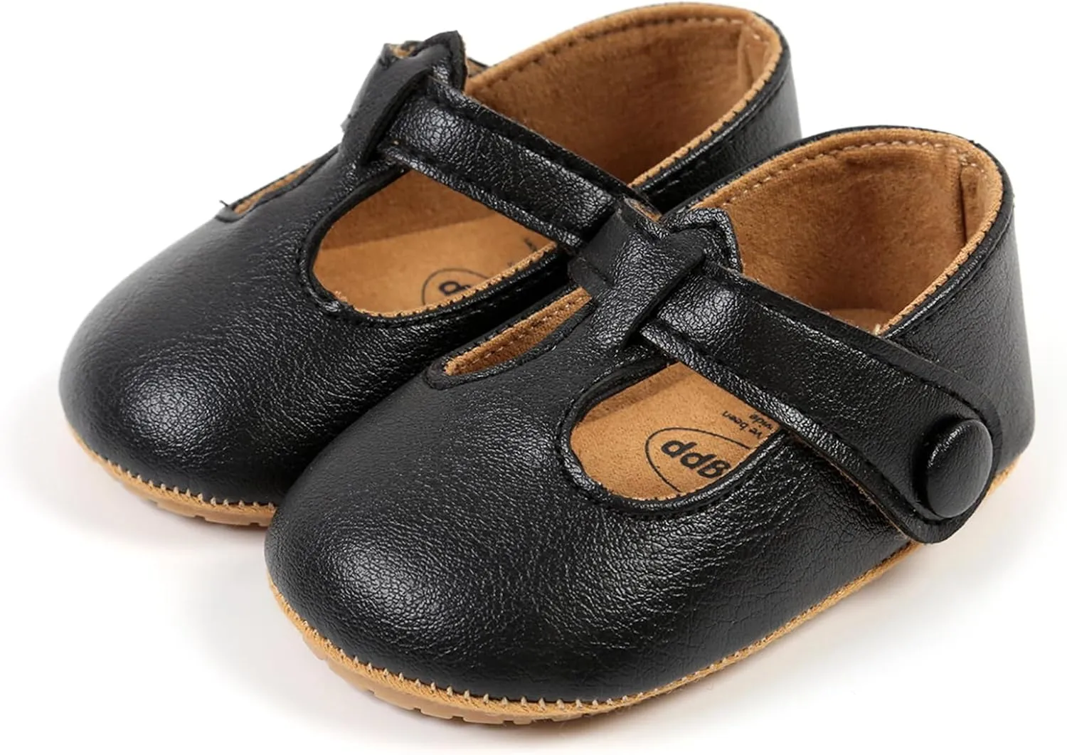 WILLFUN Baby Girls Mary Jane Flats with Bowknot Princess Party Dress Crib Shoes Non-Slip Soft Rubber Sole for Toddler First Walkers