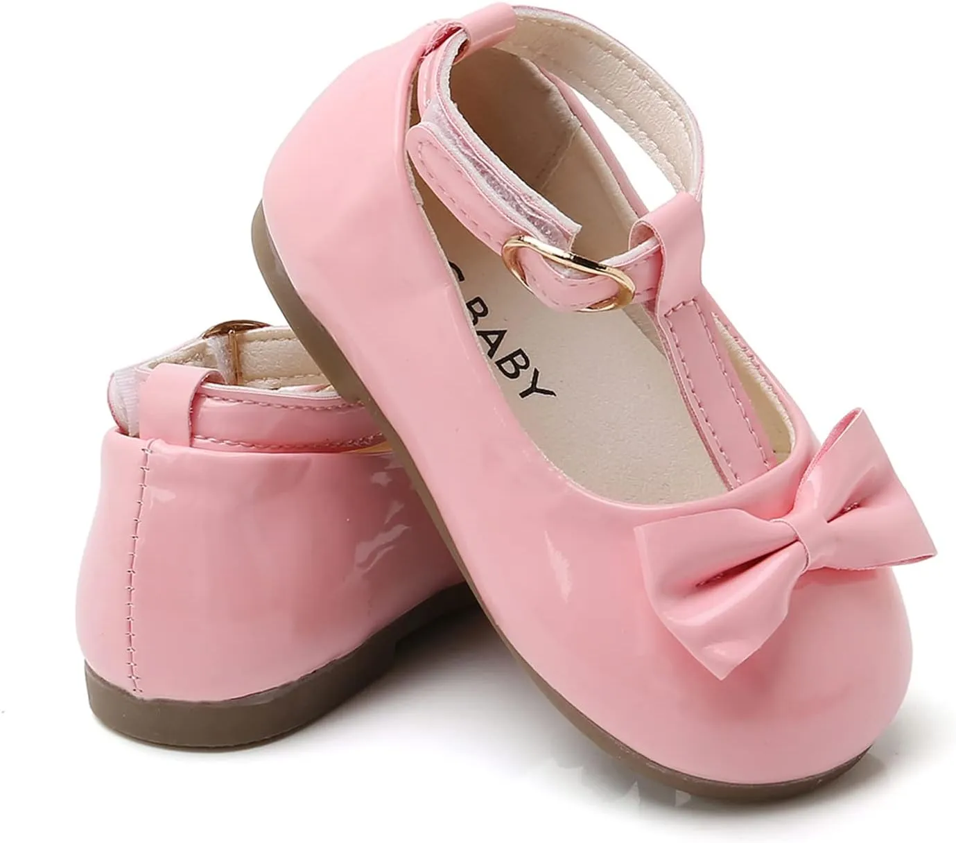 WILLFUN Toddler Little Girls Mary Jane Flats Bowknot Princess Dress Ballet Shoes Non-Slip Soft Sole School Party Girl’s Shoes