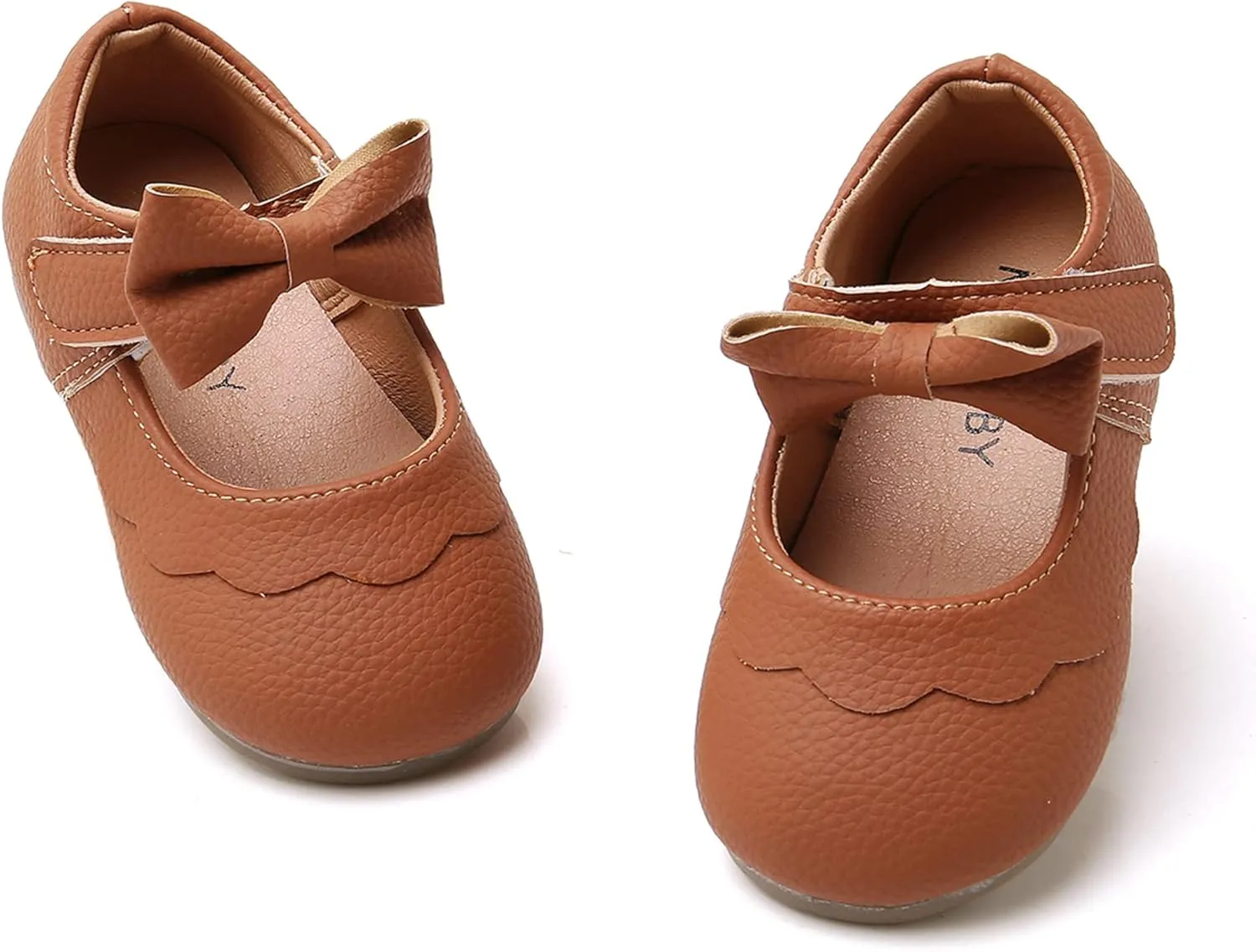 WILLFUN Toddler Little Girls Mary Jane Flats Bowknot Princess Dress Ballet Shoes Non-Slip Soft Sole School Party Girl’s Shoes
