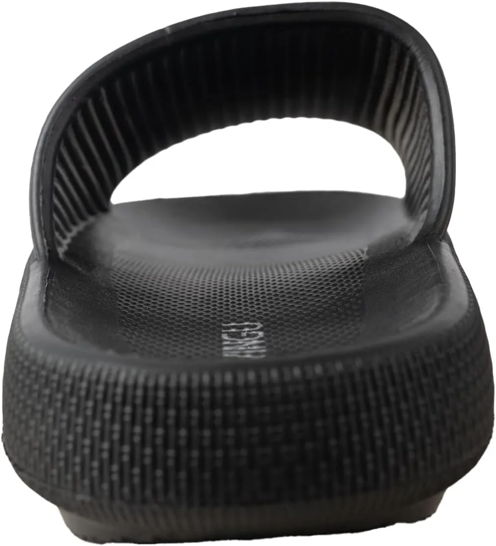 Wingu Pillow Slippers for Women and Men - Non-Slip EVA Shower Sandals | Thick 1.77-Inch Sole Slides for Indoor & Outdoor | Cloud Comfort, Quick-Dry, Lightweight House Shoes