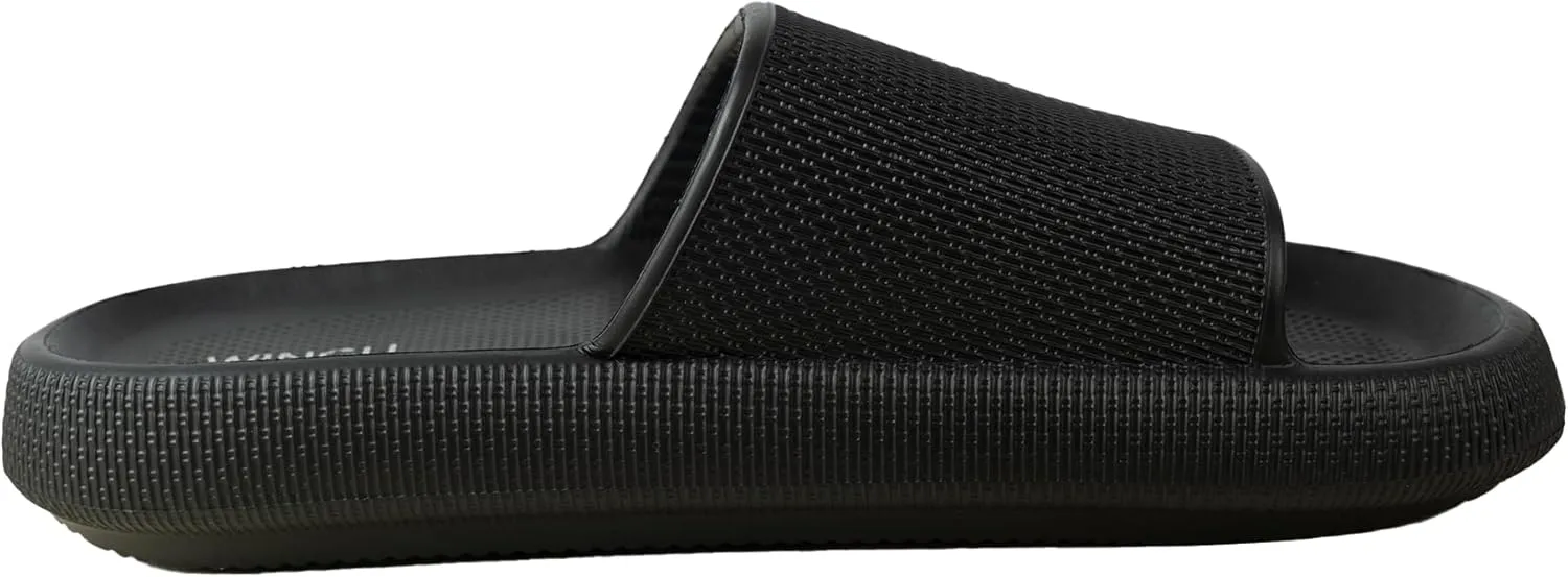 Wingu Pillow Slippers for Women and Men - Non-Slip EVA Shower Sandals | Thick 1.77-Inch Sole Slides for Indoor & Outdoor | Cloud Comfort, Quick-Dry, Lightweight House Shoes