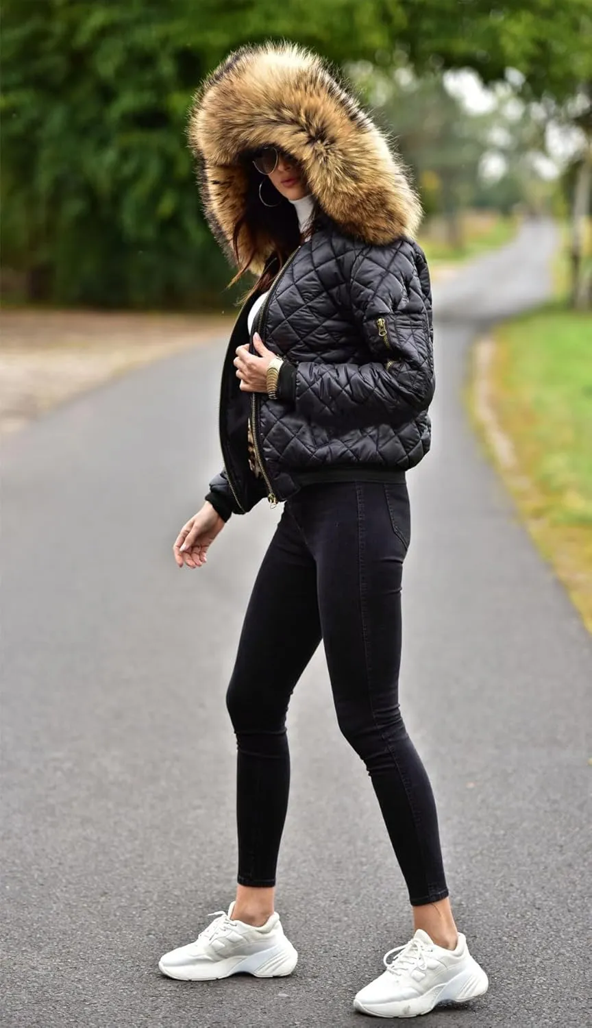 Winter Hooded Down Jacket Warm Thicken Coat Slim Outdoor Overcoat Windbreaker Top